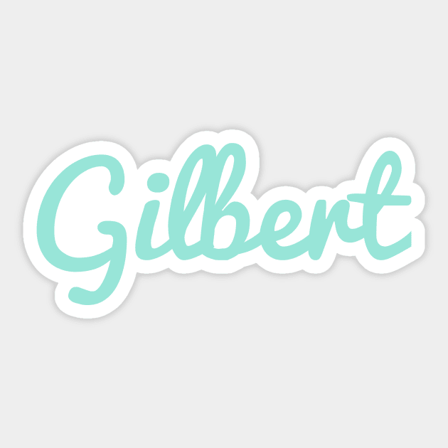 Gilbert Sticker by ampp